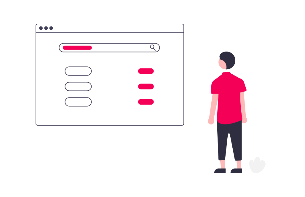 thunkable looking at internet browser illustration no code app builder app creator
