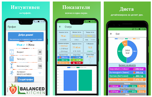 balanced kitchen app screenshots thunkable no code app builder app creator