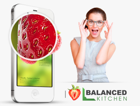 Balanced Kitchen app screenshot promo Thunkable no code app builder app creator